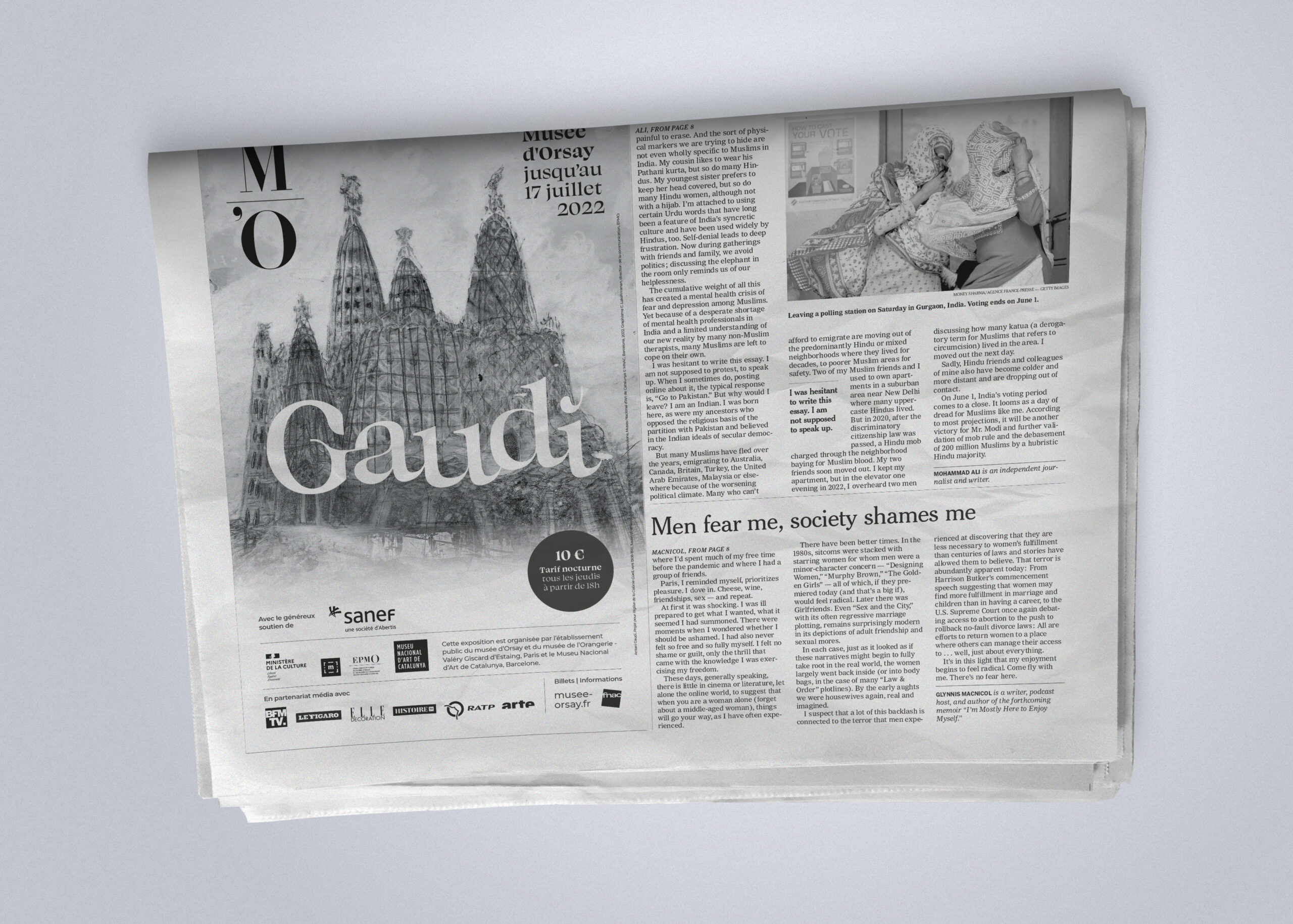 Newspaper Gaudi