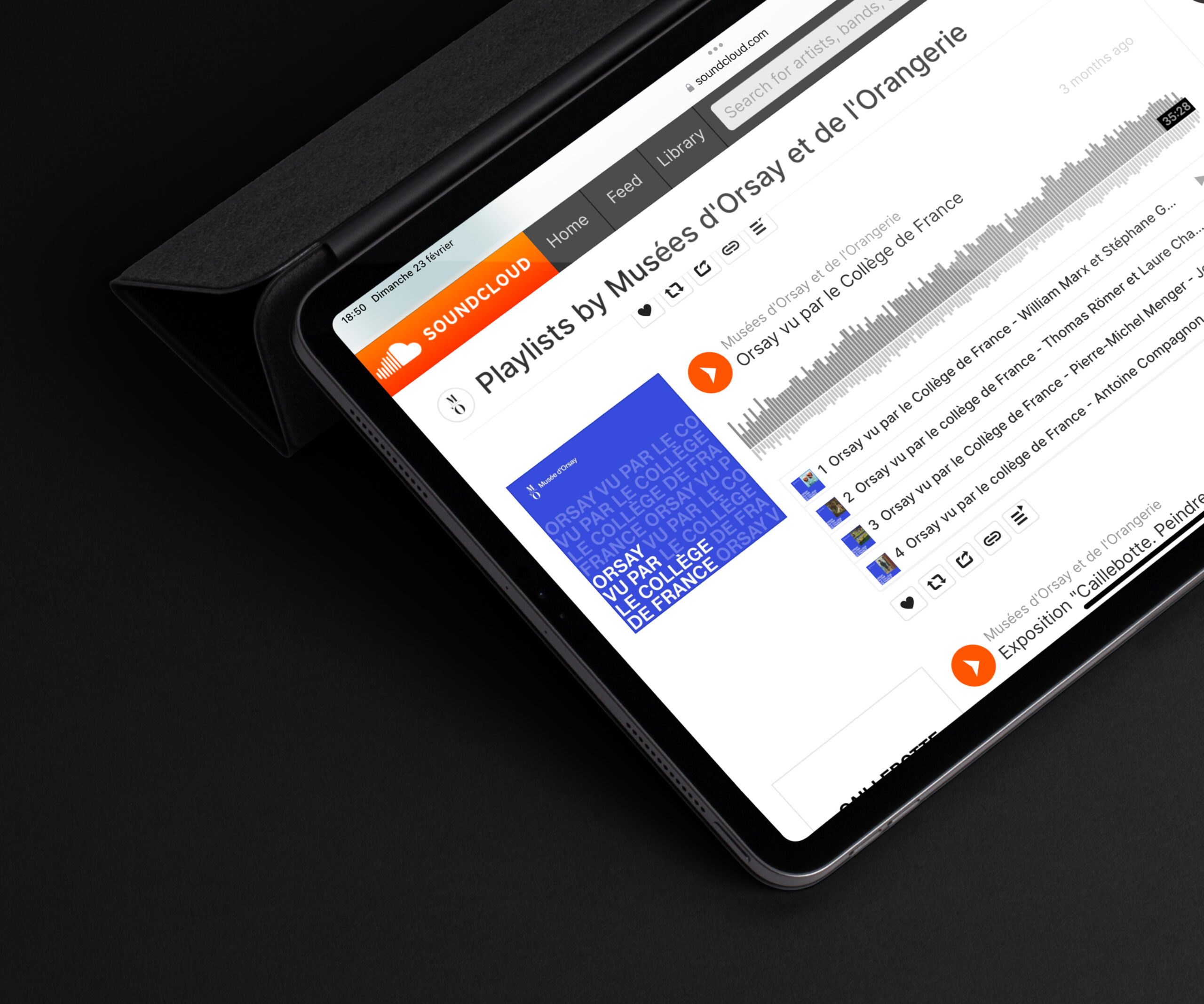 Ipad-Orsay vu par le collège de france3